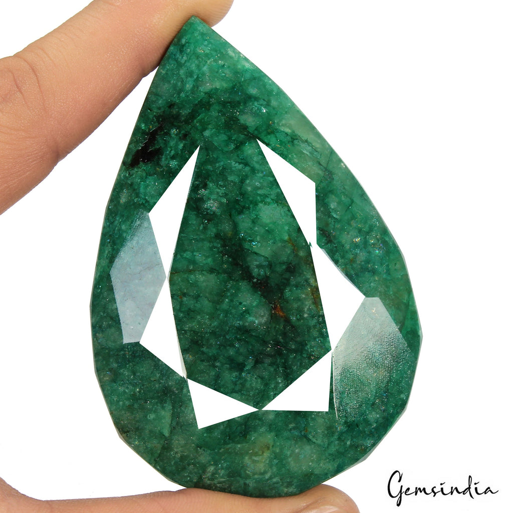 1560 Cts Natural Green Emerald Pear Cut Huge Earth Mined Museum Size Gemstone