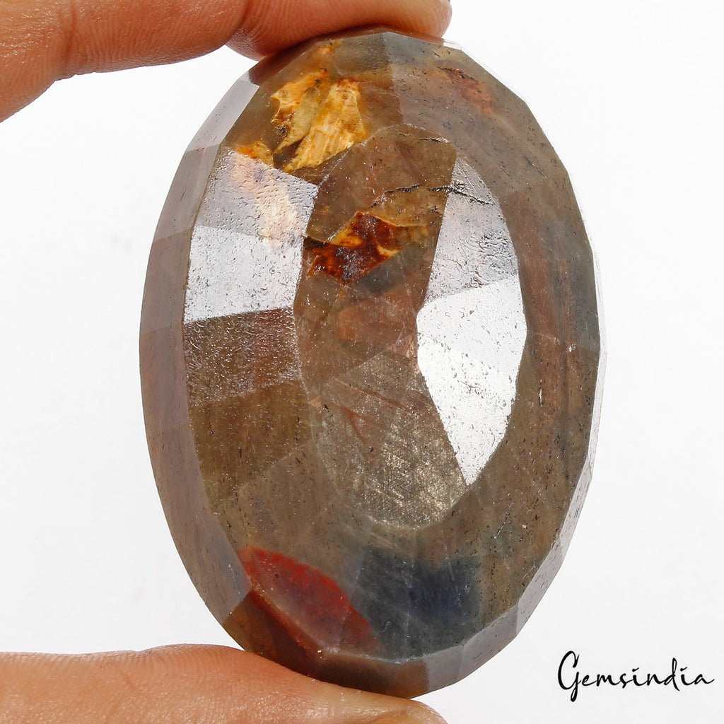 Certified 780 Cts Natural Untreated Bi Color Sapphire Oval Faceted Cut Huge Gem
