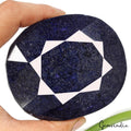 Large 3060 Ct Natural Blue Sapphire Oval Cut Faceted Earth Mined Huge Size Gems