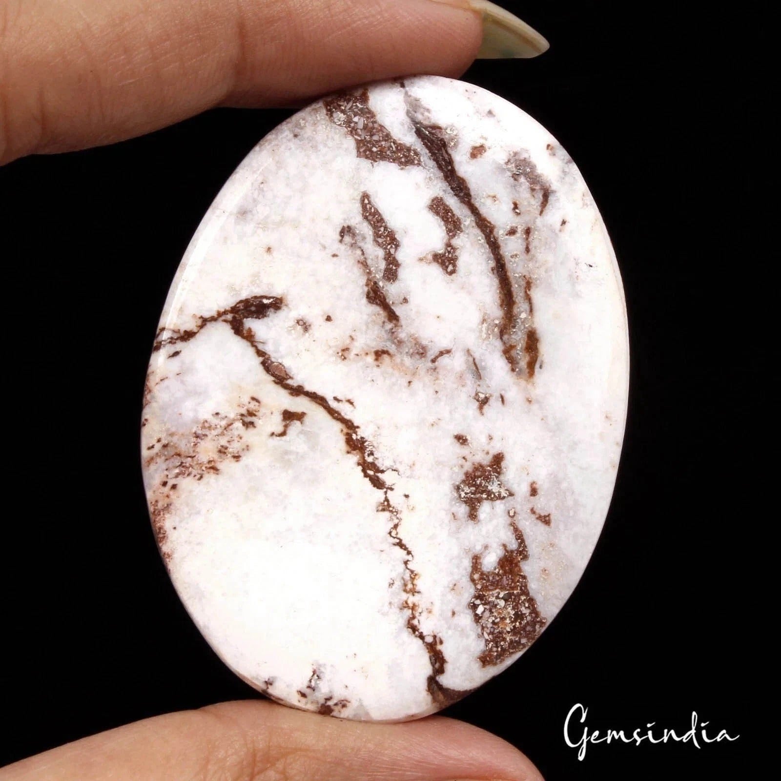 Turquoise Cabochon, Untreated — 54 x 40 x 7mm, 157.00 Ct