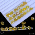 Certified 88.80 Cts/30 Pcs Natural Ceylon Yellow Sapphire Oval Gems For Jewelry