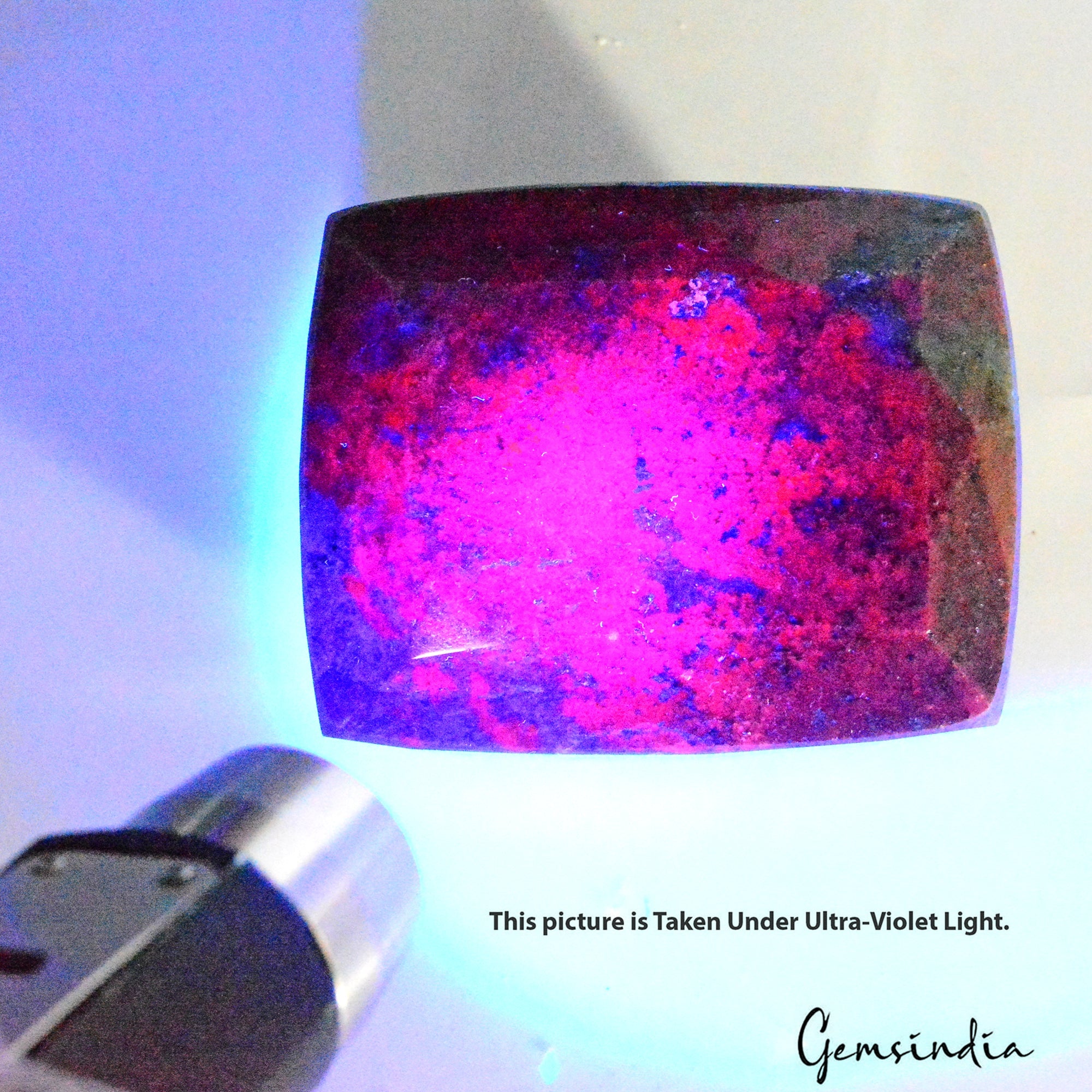 3130 Ct Natural Untreated Ruby Kyanite Cushion Cut Faceted Earth Mined Loose Gem