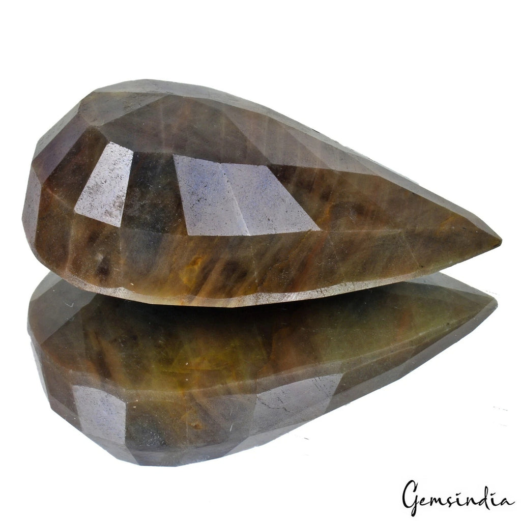 Sapphire Loose Gemstone, Untreated, Brown — 81x51x31 mm, 1170 Ct, Madagascar