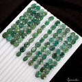 300 Cts/88 Pcs Natural Green Brazilian Emerald Oval Cut Loose Gems For Jewelry