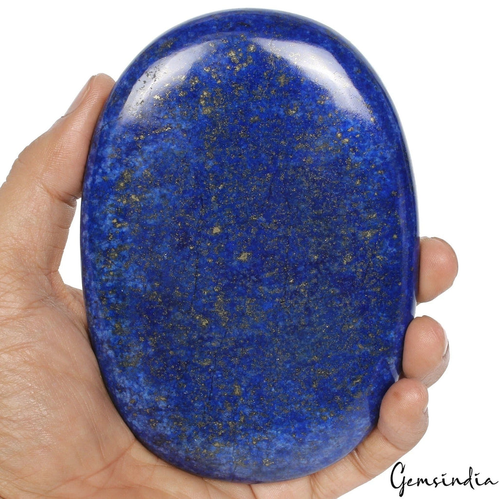 Certified 1695 Cts Natural Blue Lapis Lazuli Oval Cabochon Huge Size Gemstone