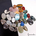 2240 Ct/36 Pcs Natural Multi Color Mix Cab Loose 25mm To 49mm Gems Wholesale Lot