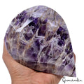 Amethyst Loose Gemstone, Pear Cut — 6x4.5x4.2 Inch, 9100 Ct (1.82 Kg), Brazil