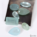 56.20 Ct/7 Pc Natural Blue Green Aquamarine Mix Cut Loose Unheated Gemstones Lot