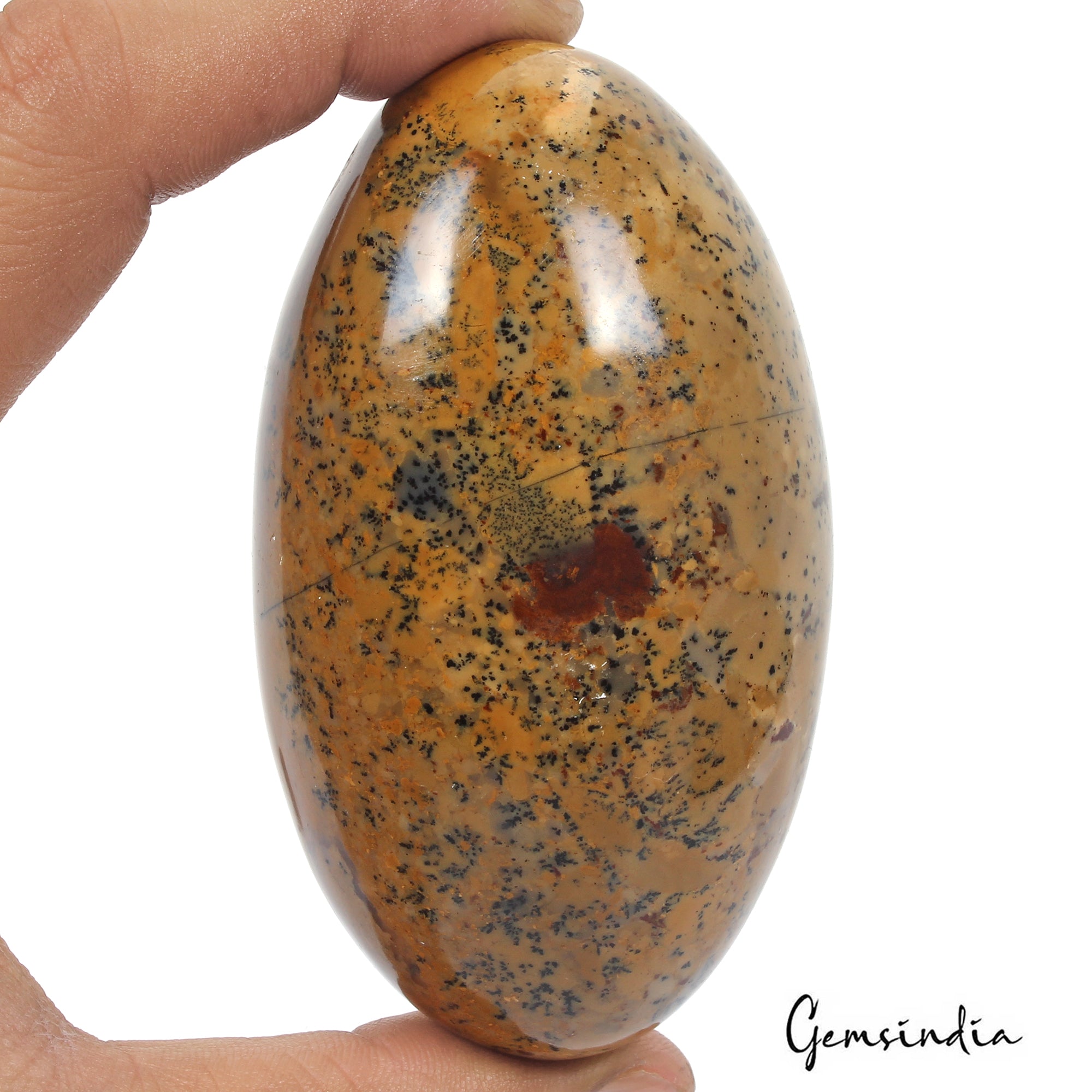 1550 Ct Natural Untreated Kiwi Jasper Healing Crystal Mineral Egg Gem With Stand