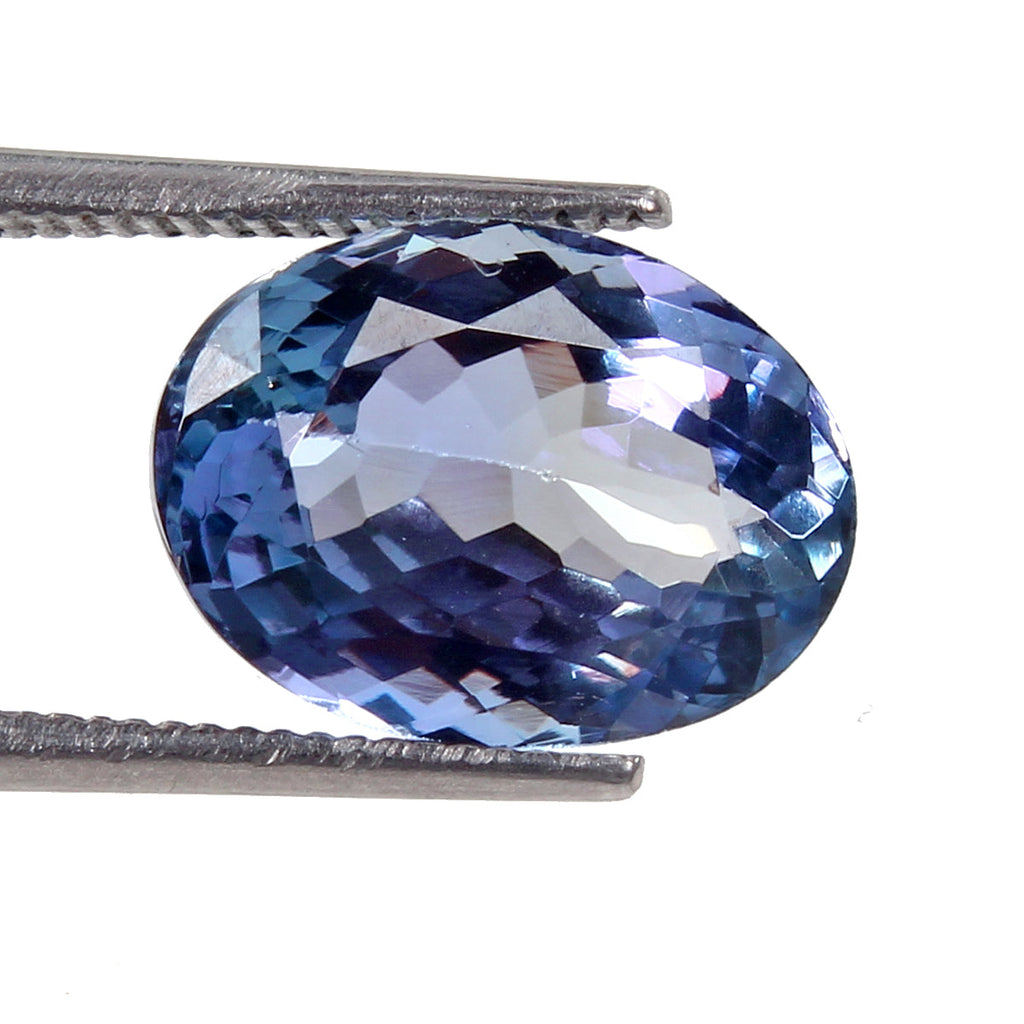 Excellent Tanzanite Oval Shape Blue 11.9x8.5x5.9 mm, 4.45 Cts Loose Gemstone