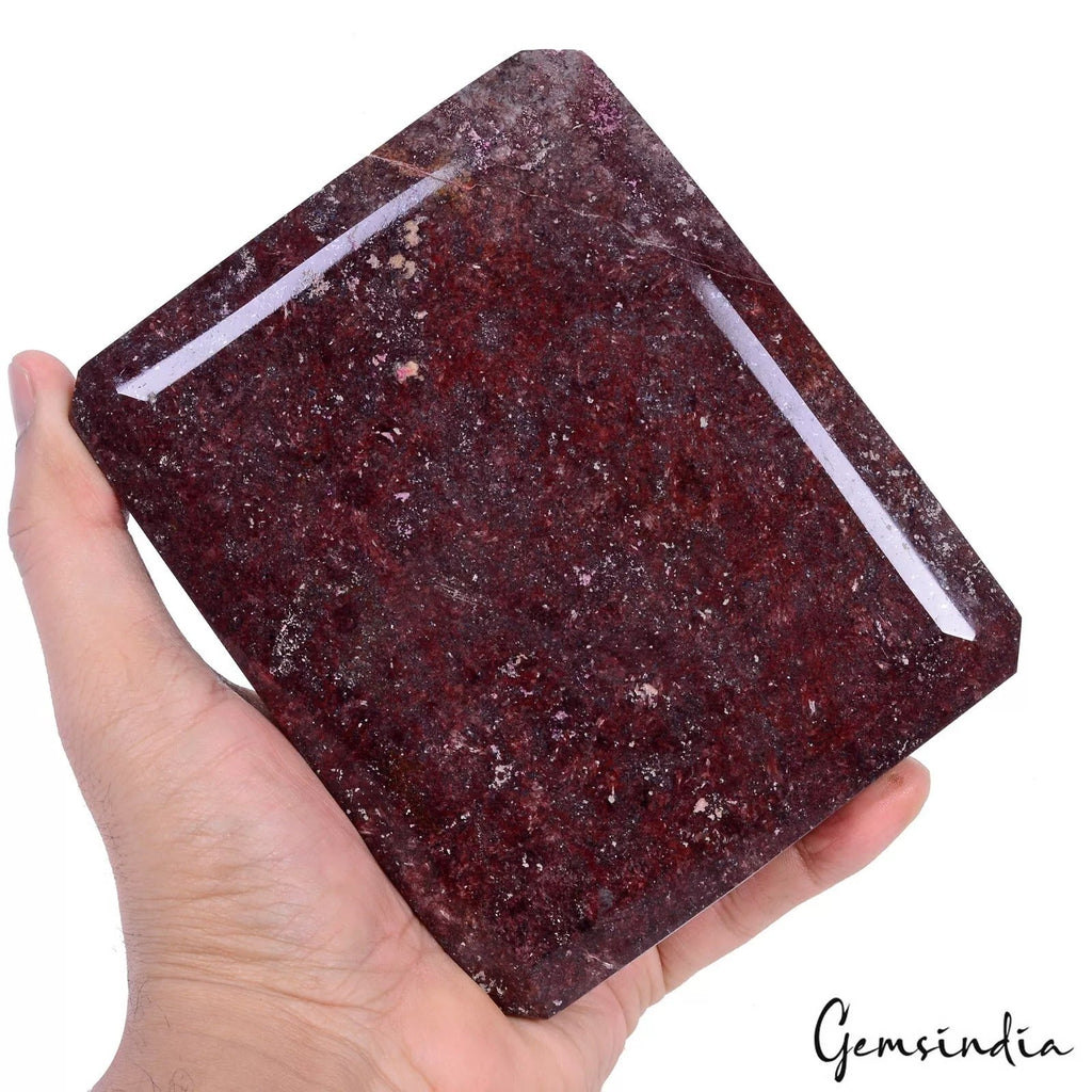 Ruby Untreated Loose Red Gemstone, 2 Kilo Octagon Cut Madagascar Gemstone