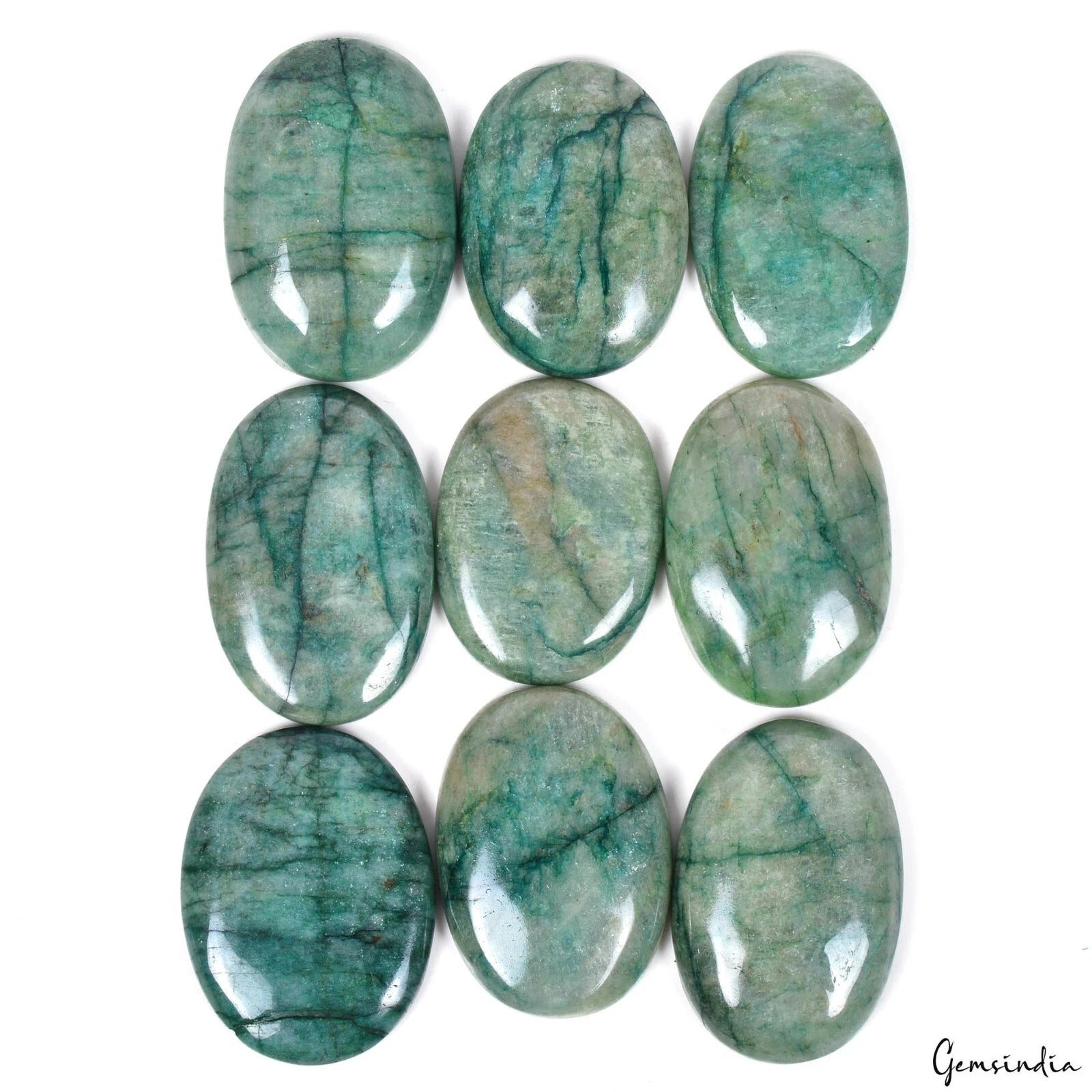 645 Cts Natural Untreated Emerald 36-40mm Green Pendant Size Loose Gemstones Lot