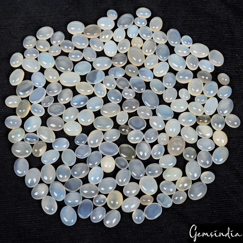 175 Pc Natural Silky Moonstone Oval Cabochon 11mm-17mm Loose Gemstones ~ 1500 Ct