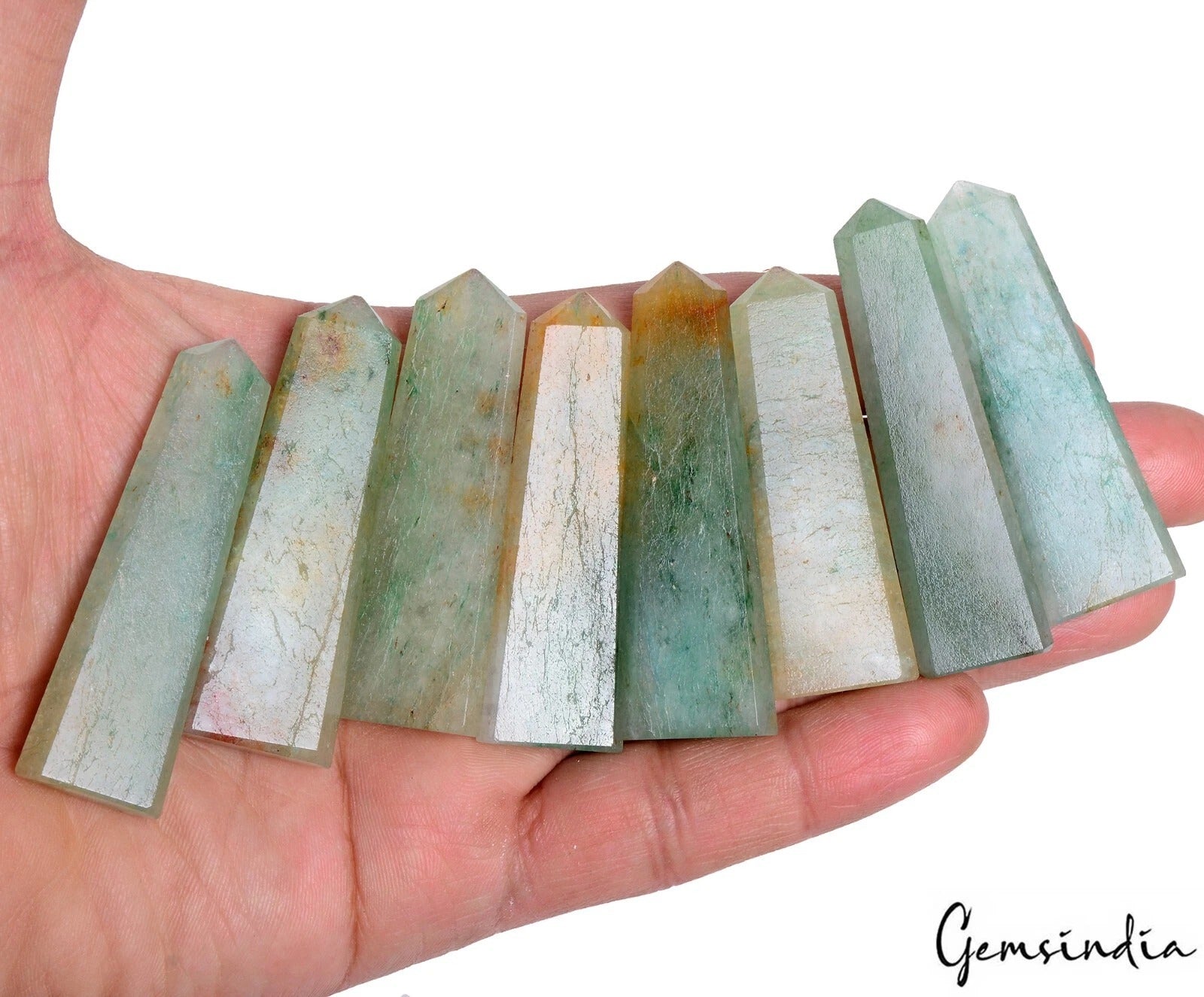 Aventurine Loose Gemstone — 52mm to 57mm, 430 Ct