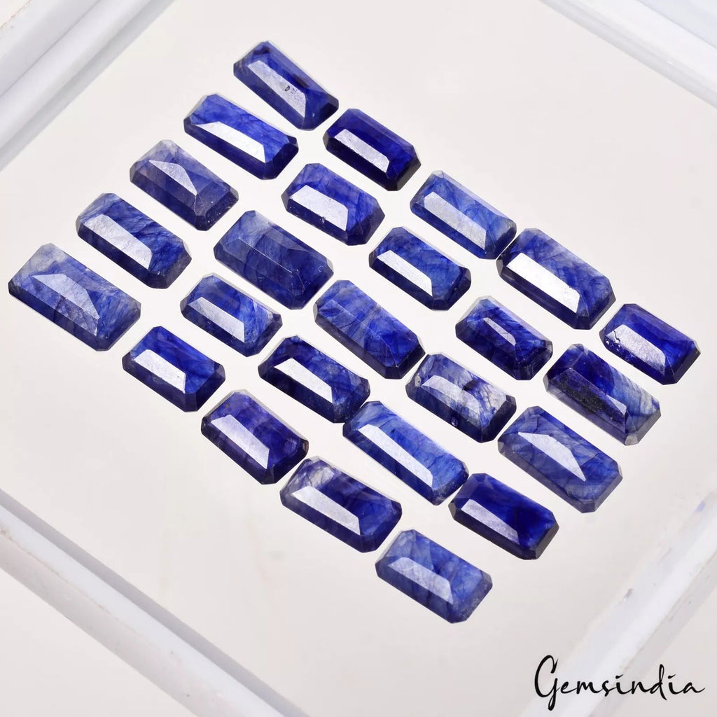 Top Quality 82.20 Ct Natural Blue Sapphire Certified Emerald Cut Loose Gemston