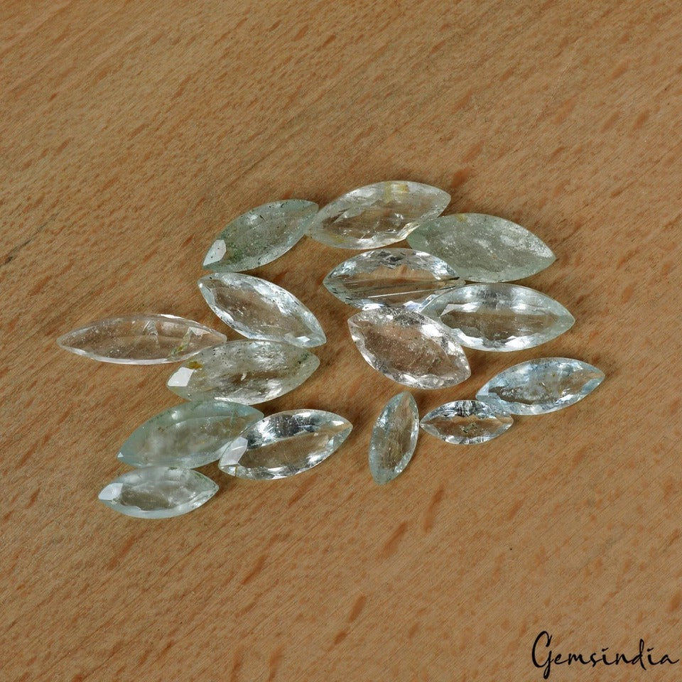 29.90 Ct Natural Untreated Green Blue Aquamarine Marquise Cut Loose Jewelry Gems