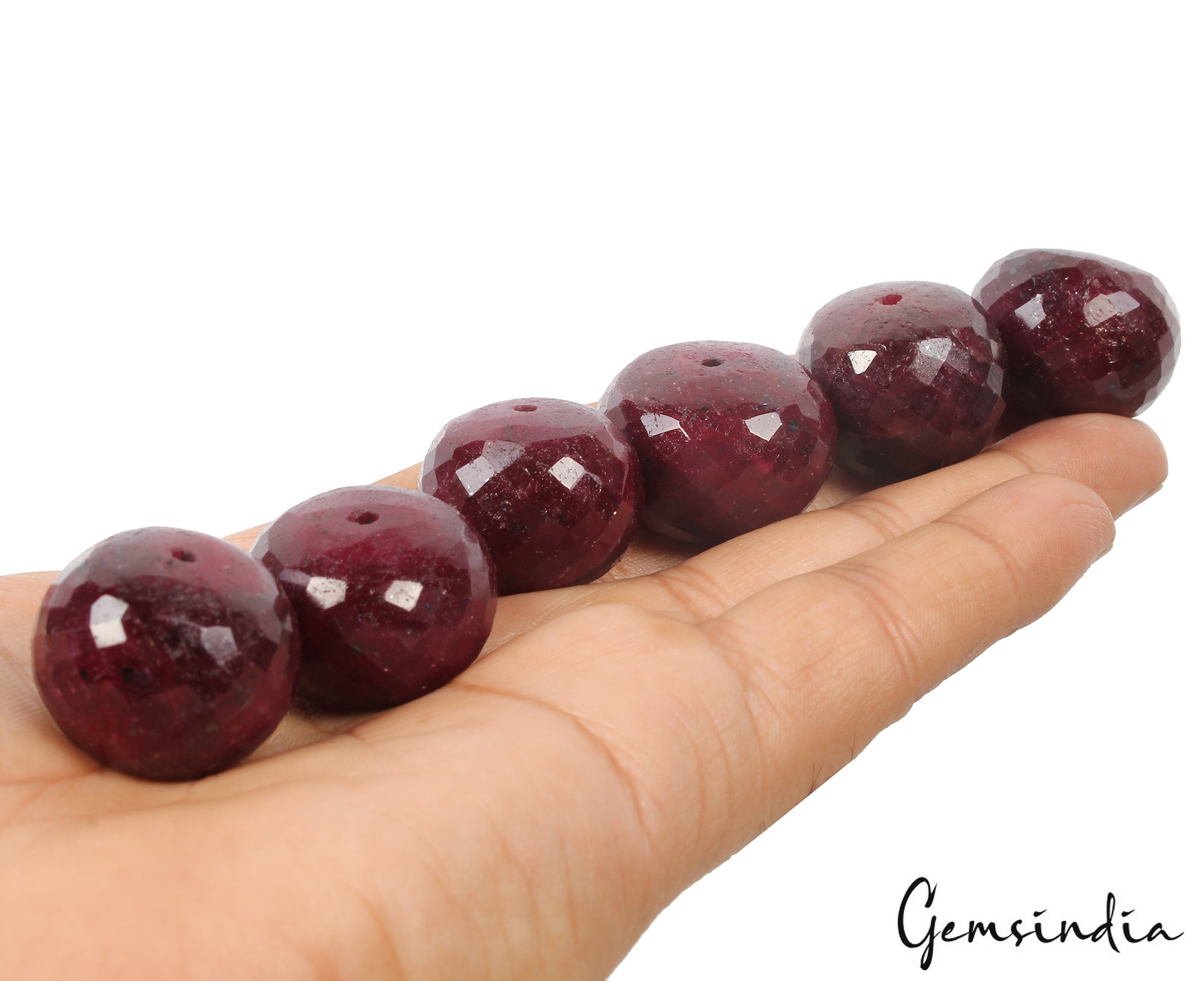 800 Ct Red Ruby Loose Beads Genuine Natural Grade AAA Gemstone Round cut 23-27mm
