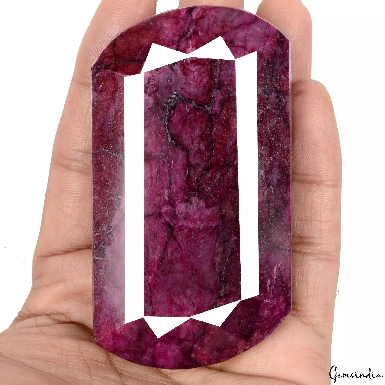 1350 Ct Natural Red Ruby Fancy Cut Earth Mined Museum Huge Size Loose Gemstone