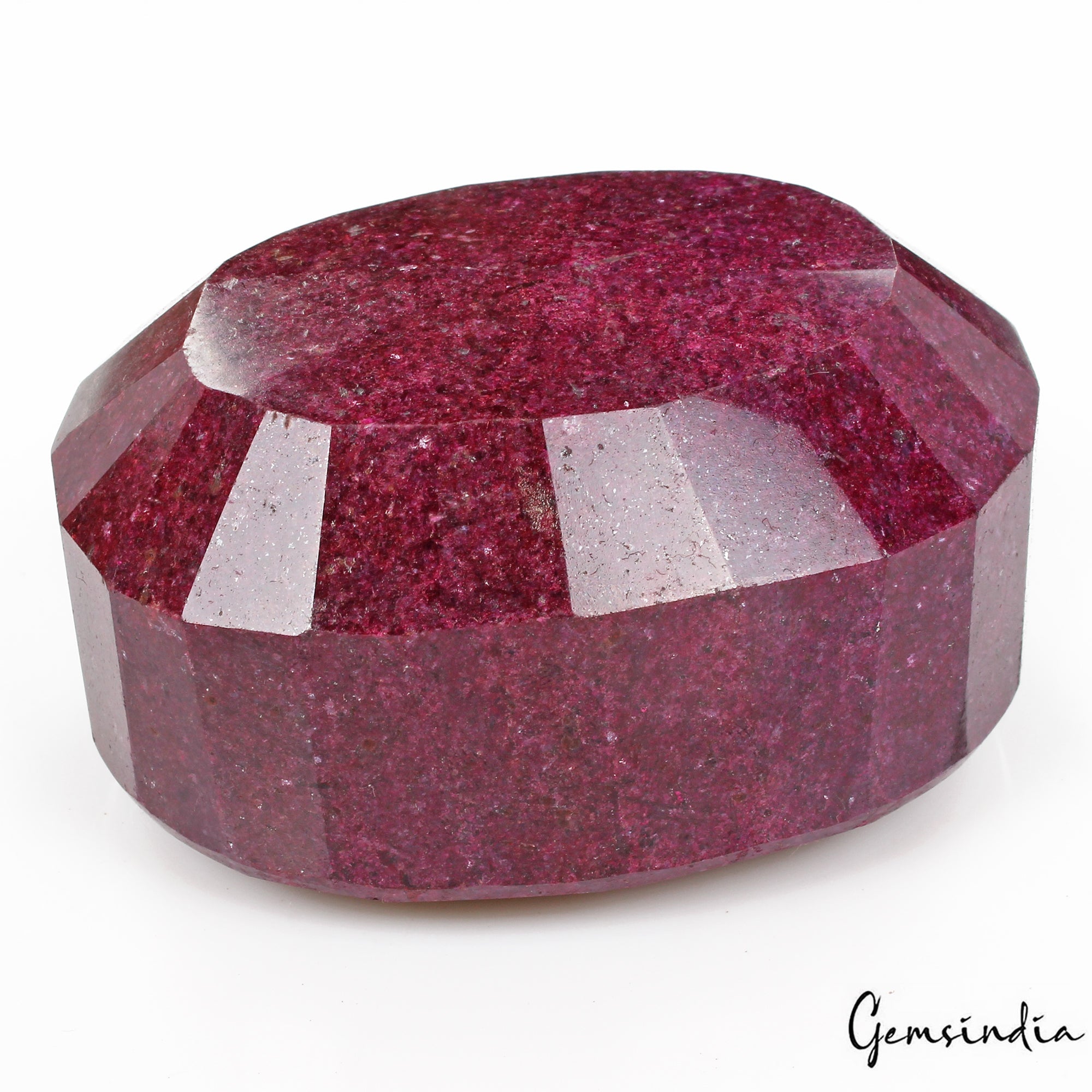 Certified 2480 Cts Natural Dark Red Ruby Oval Faceted Huge Loose Museum Size Gem