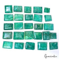 Emerald Lot, Loose Gemstone, Blue — 26 Pieces, 11mm to 18mm, 415 Ct, Brazil
