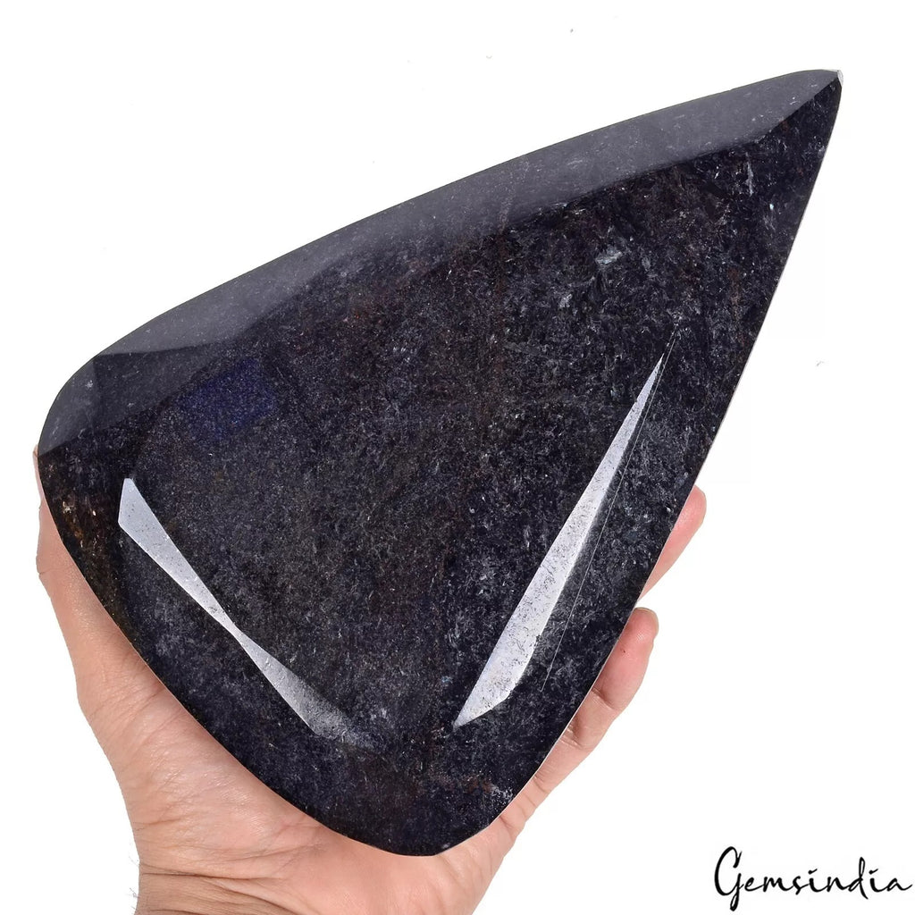 Blue Sapphire Loose Gemstone, Color Enhanced — 8.9x5.6x2.5 Inch, 19750 Ct (3.95 Kg), Madagascar