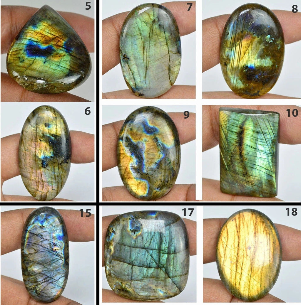 2130 Ct Natural Untreated Green Blue Labradorite Mix Cab Loose Gems For Pendant