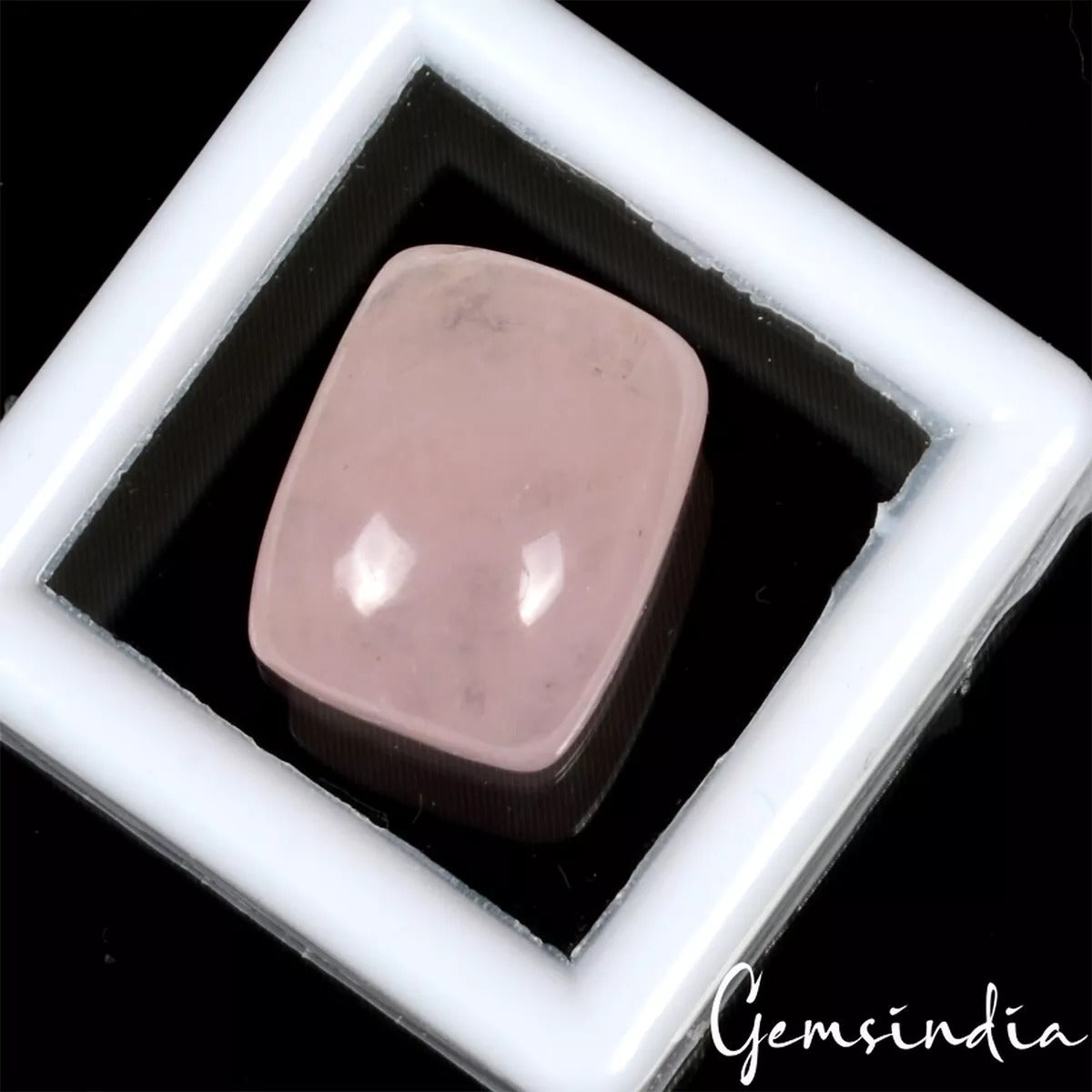 Morganite Cabochon, Cushion Cabochon, Untreated — 15.87x12.51x7.52 mm, 12.96 Ct, Brazil