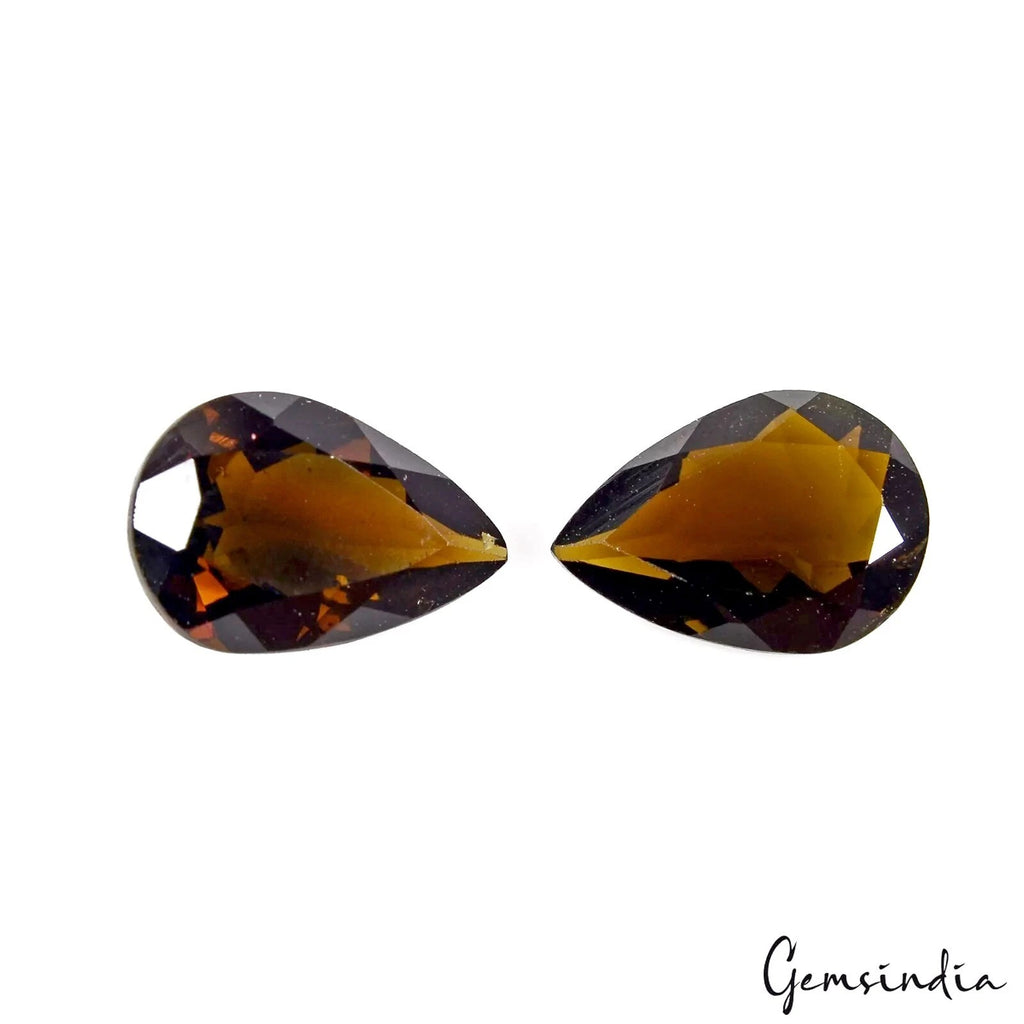 Tourmaline Lot, Loose Gemstone, Red — 2 Pieces, 9x6mm, 2.95 Ct, Mozambique