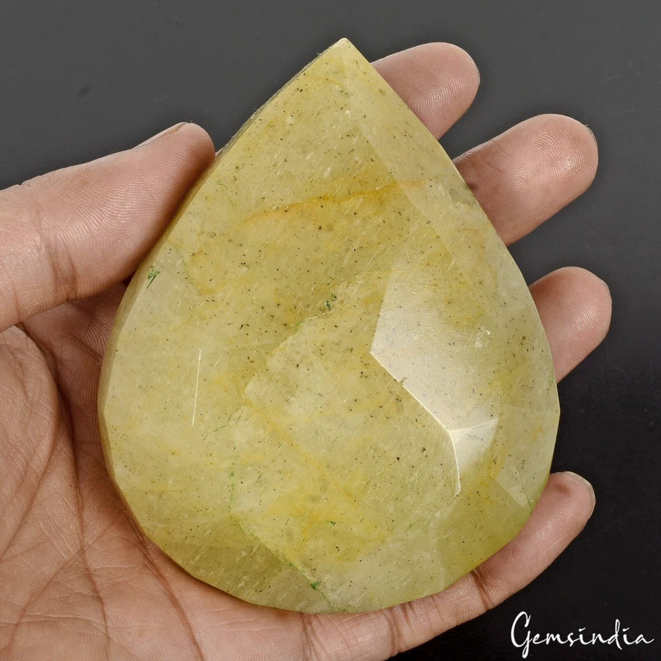 Aquamarine Loose Gemstone, Untreated — 95x75x35mm, 1850 Ct, Brazil