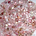 352 Pcs Lot Amazing Natural Pink Tourmaline Pear Cur Certified Gems Lot 47.50 Ct