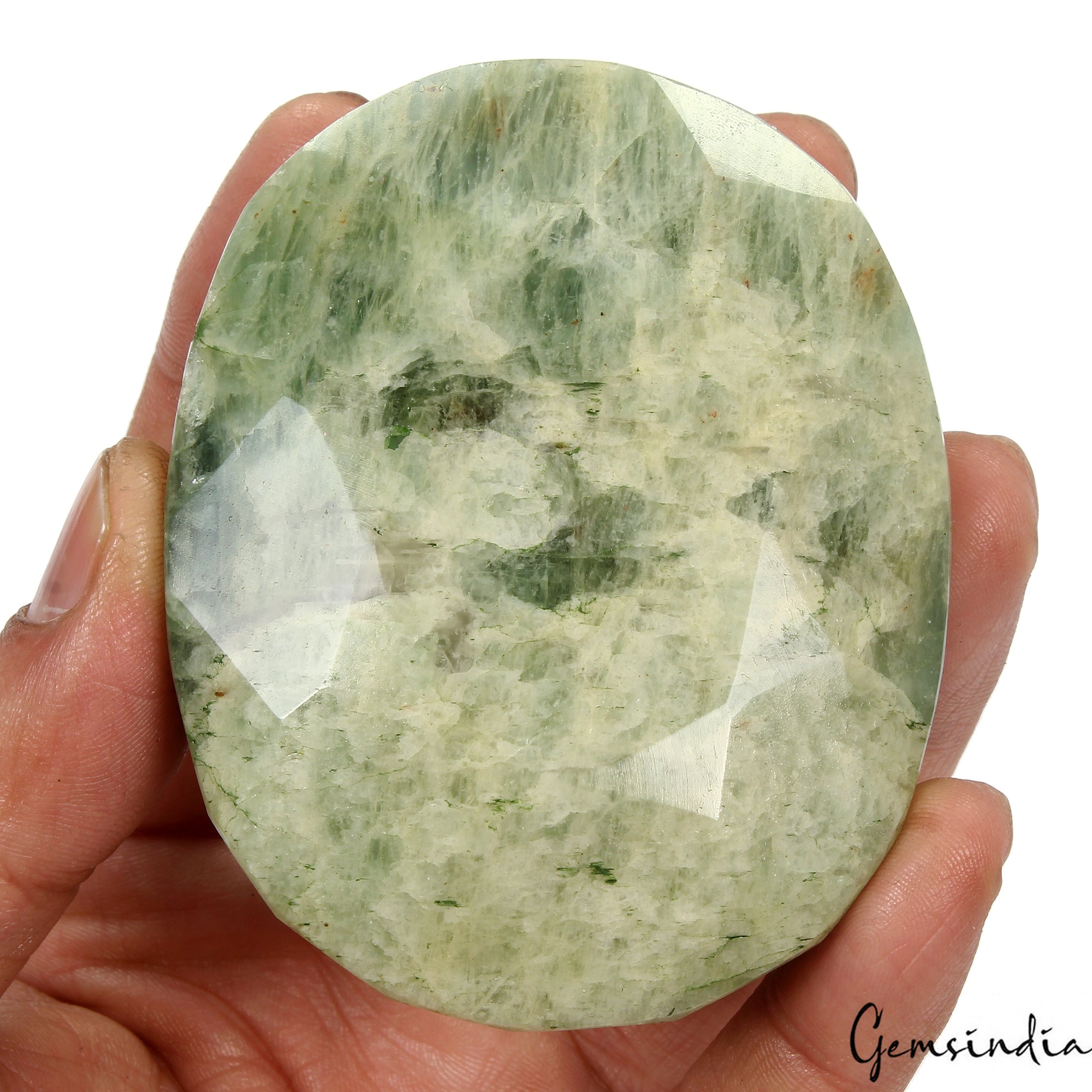 Aquamarine Loose Gemstone, Untreated — 80x64x33mm, 1400 Ct, Brazil