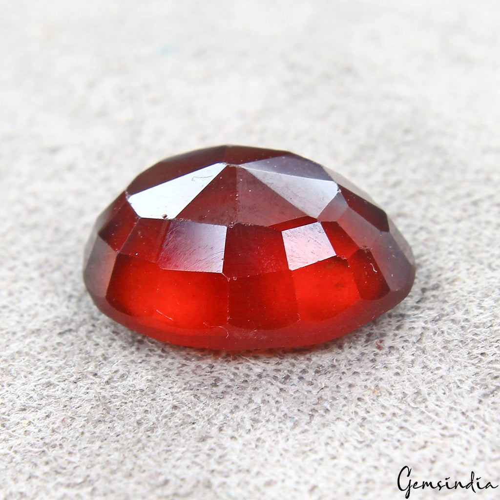 AAA Grade 8.85Ct Natural Hessonite Garnet Oval Cut IGL&I Certified Huge Gemstone