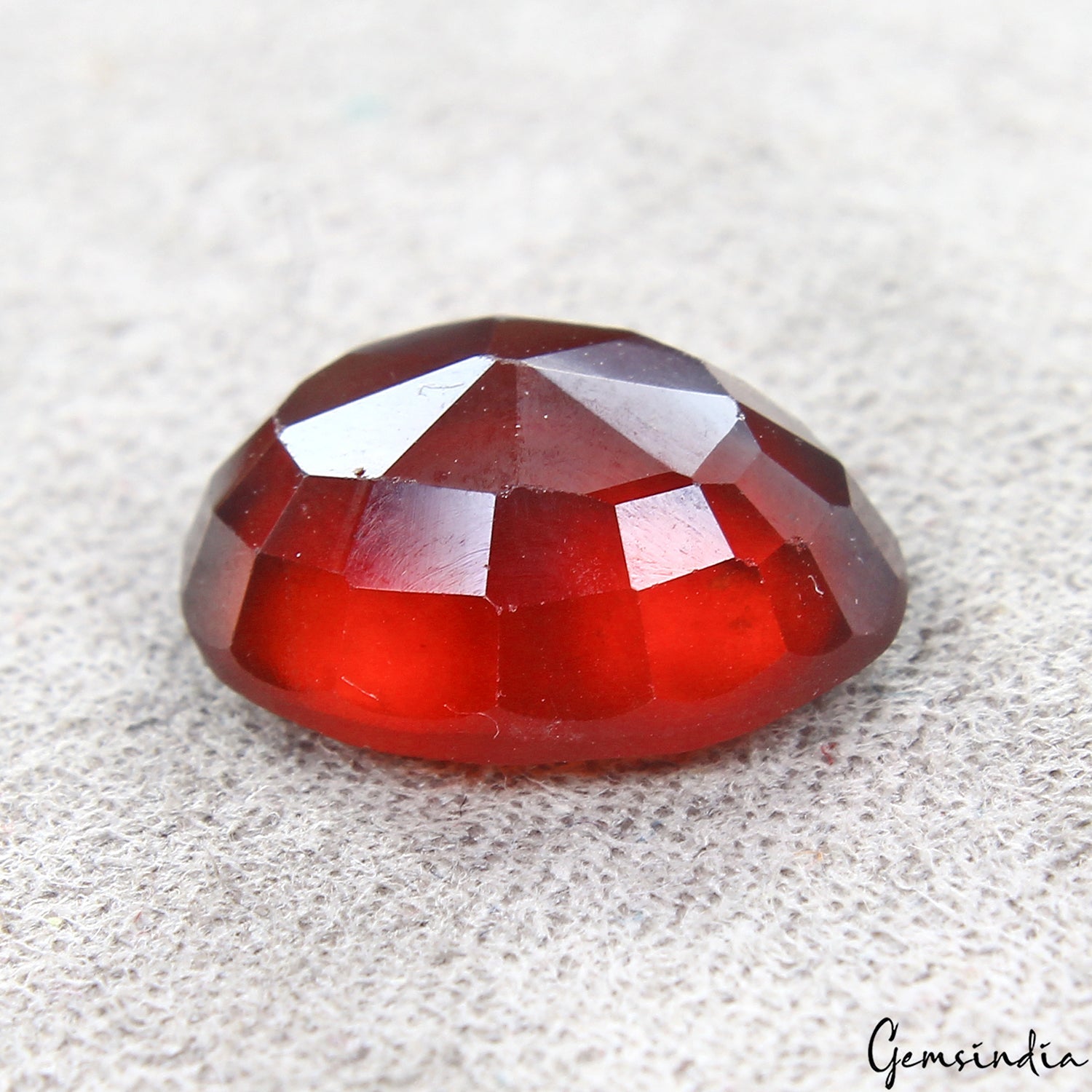 AAA Grade 8.85Ct Natural Hessonite Garnet Oval Cut IGL&I Certified Huge Gemstone