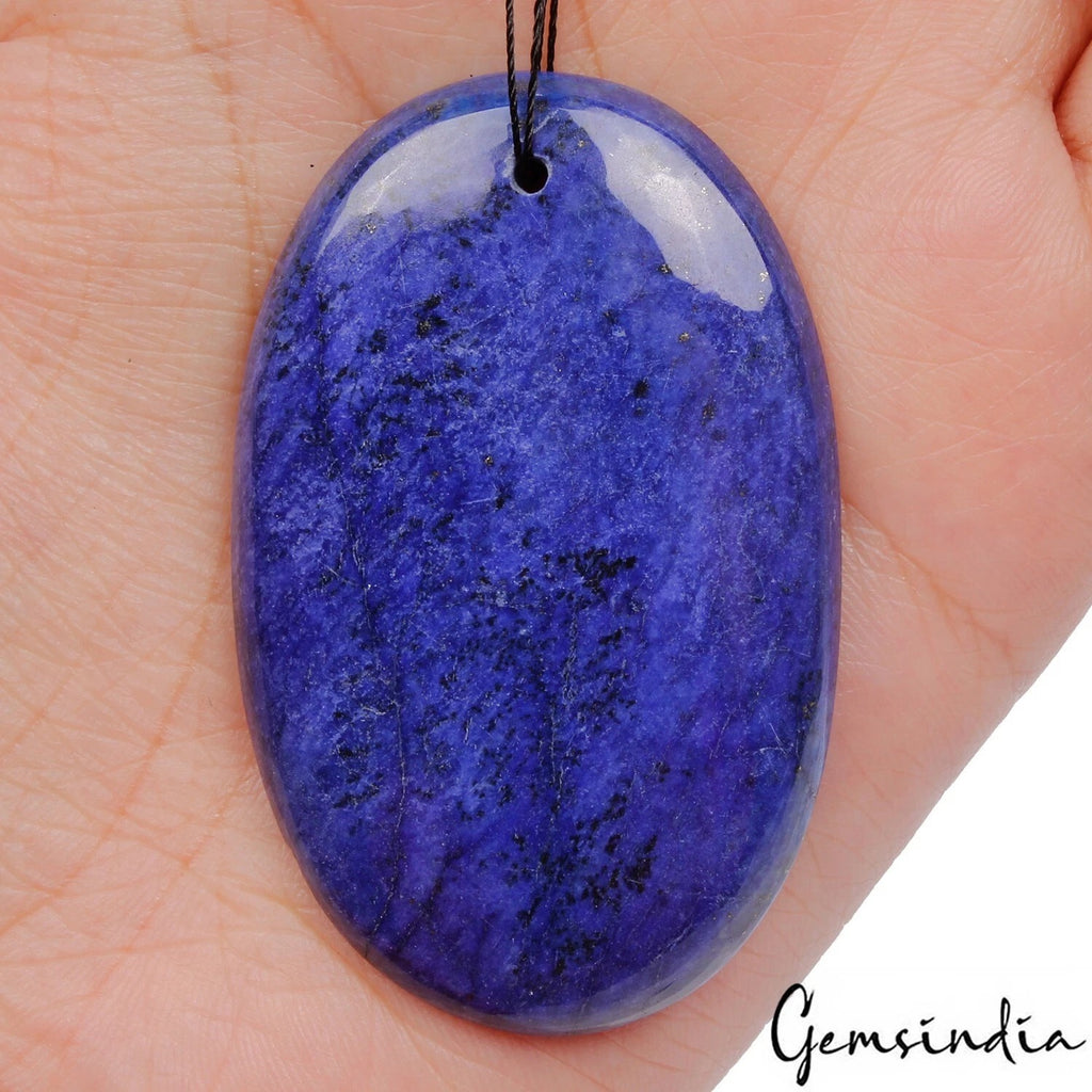 Lapis Lazuli Beaded Strand, Blue — 55 x 37 x 6mm, 136.60 Ct