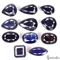 780 Ct/11 Pcs Natural African Blue Sapphire MIxed Cut Loose Wholesale Gems Lot