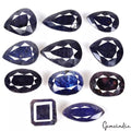 African Blue Sapphire Lot, Loose Gemstone, Color Enhanced — 11 Pieces, 21mm to 35mm, 780 Ct, Africa