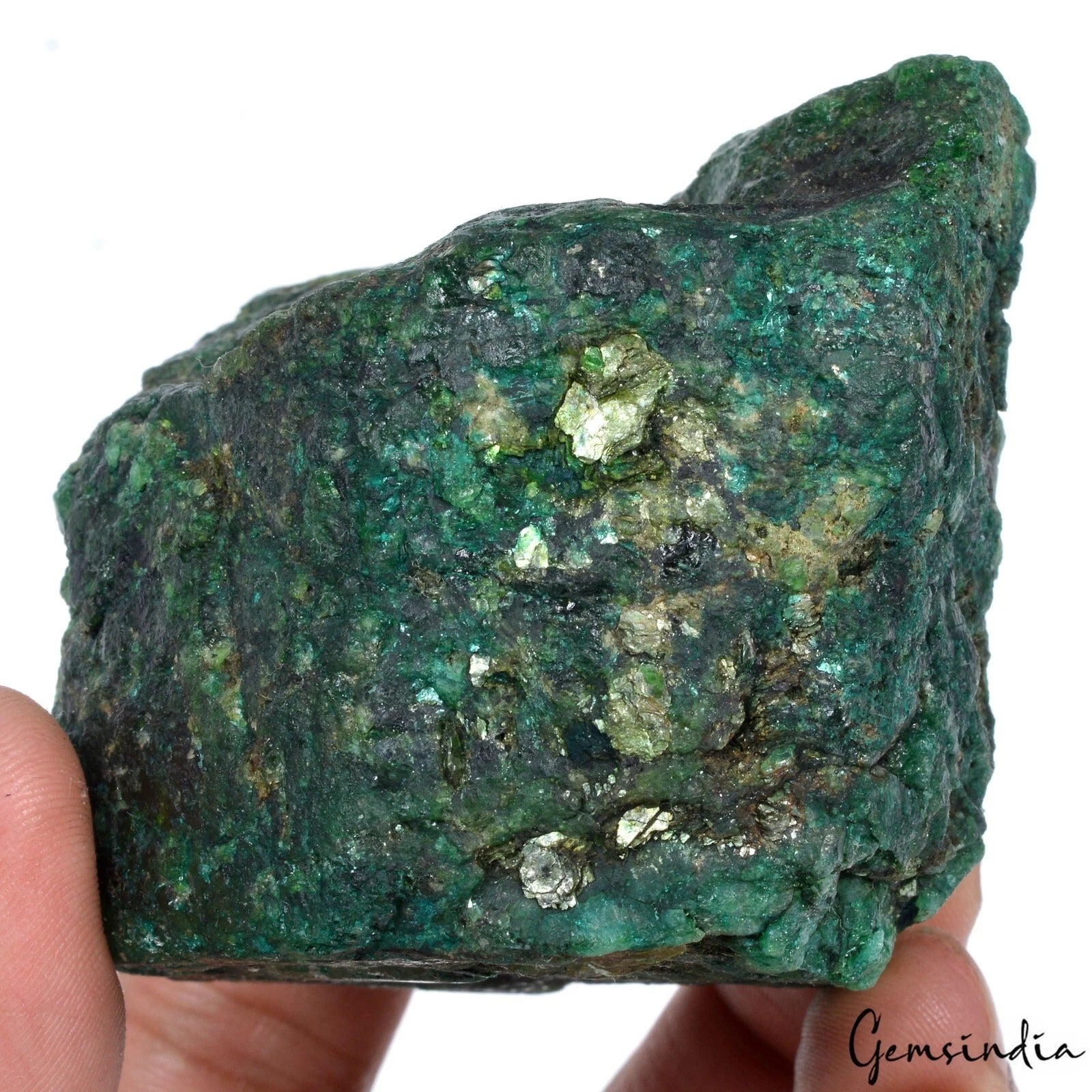 1710 Ct Natural Brazilian Green Emerald Raw Rough Rock Crystal Minerals Huge Gem