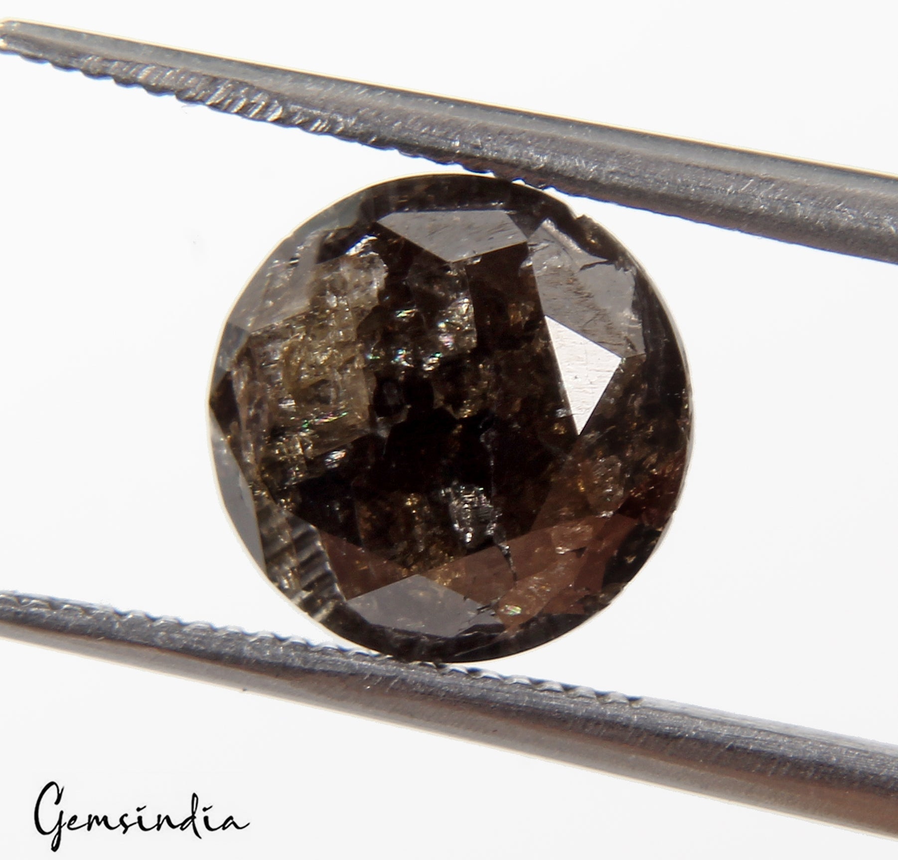 3.45 CT 100% Natural Loose Salt And Pepper Diamond, Round Brilliant Cut Diamond