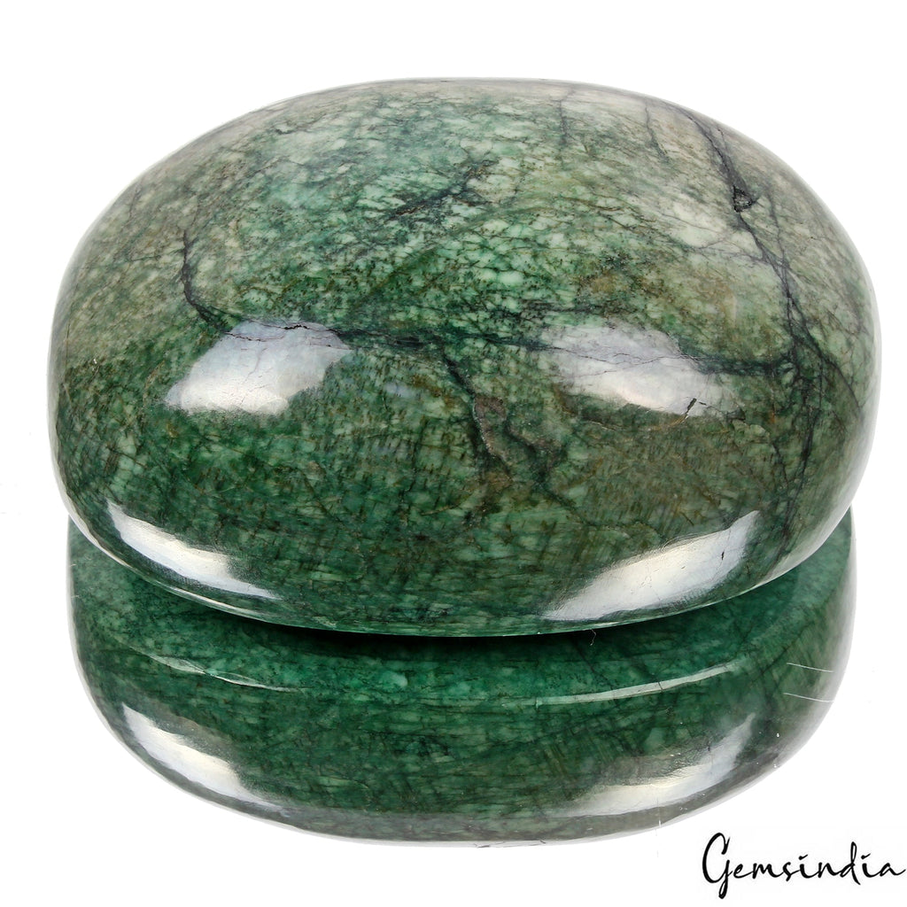 3040 Ct Natural Brazilian Green Emerald Oval Cab Huge Size Earth Mined Loose Gem