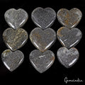 Sunstone Lot, Cabochon, Untreated, Black — 9 Pieces, 30mm to 37mm, 580 Ct