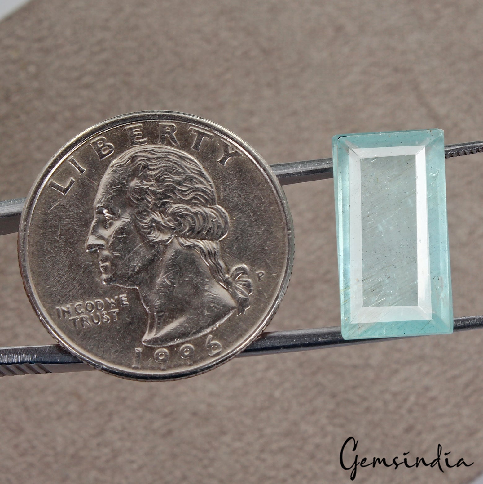 7.90 Cts Natural Unheated Stunning Blue Aquamarine Baguette Cut Loose Gemstone