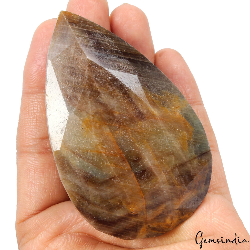 1330 Cts Natural Untreated Brown Sapphire Huge Size Pear Faceted Cut Loose Gem