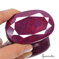 Large Natural Red Ruby 1880 Ct Faceted Oval Ruby Huge Loose Earth Mined Gemstone