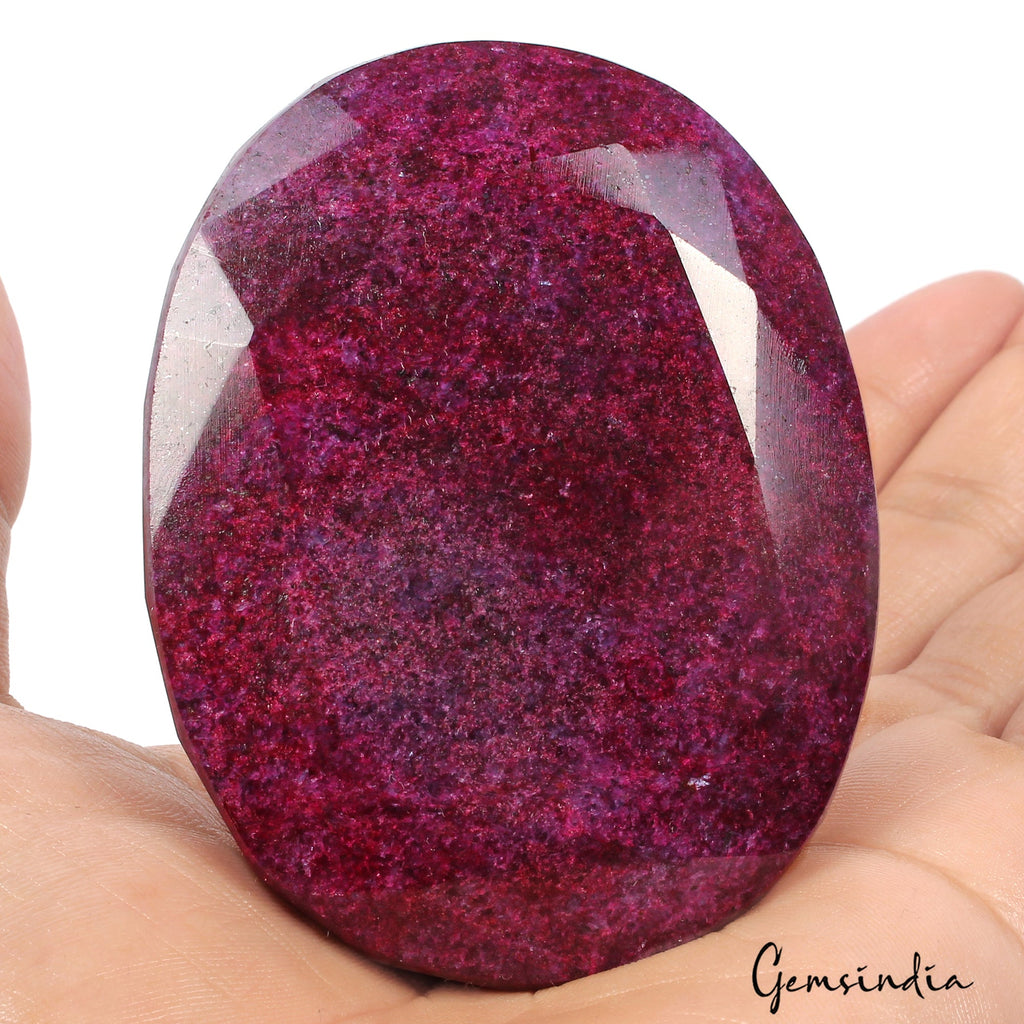 1660 Ct Natural Ruby Huge Size Oval Cut Earth Mined Gemstone From Madagascar