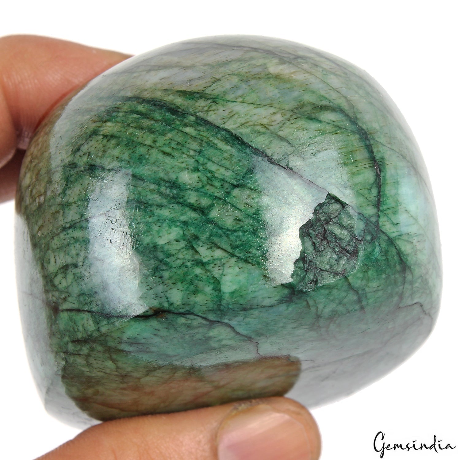 2100 Ct Natural Green Zambian Emerald Oval Cabochon Earth Mined Huge Gemstone