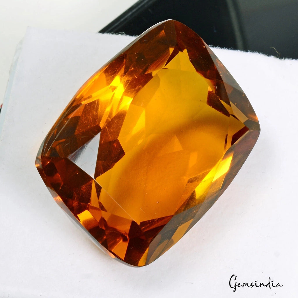 Tourmaline Loose Gemstone, Orange — 39x31x20mm, 166.80 Ct, India