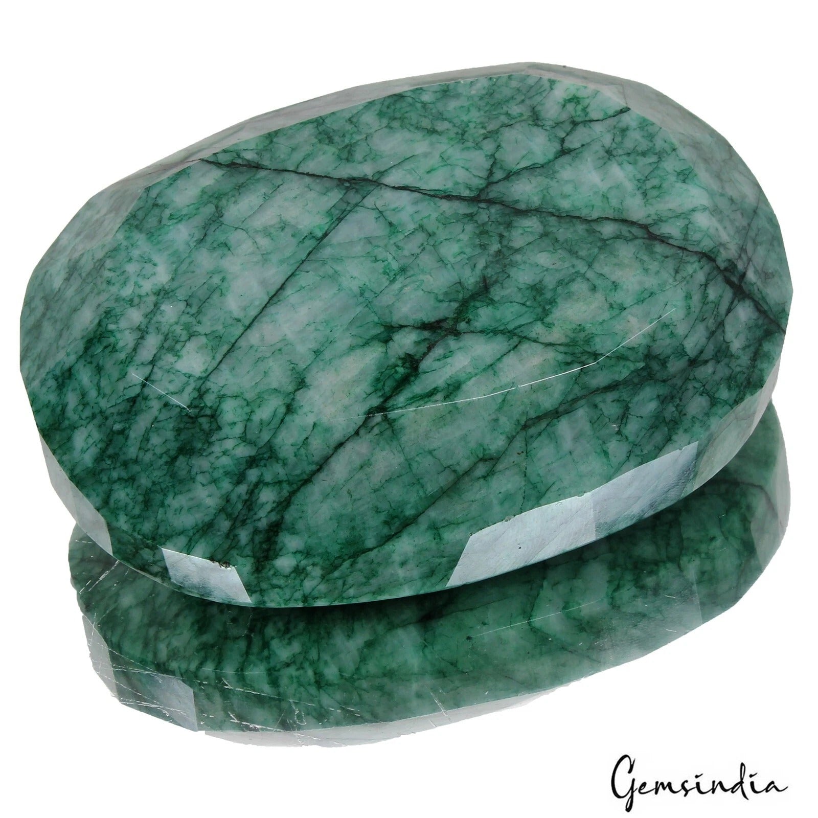 Emerald Loose Gemstone, Green — 81 x 59 x 26 mm, 1080 Ct, Brazil