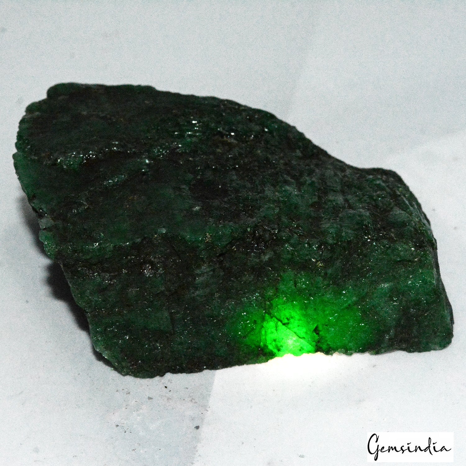 Natural Healing Crystal Uncut Raw Rock Rough Green Brazilian 720 Ct Loose Gems