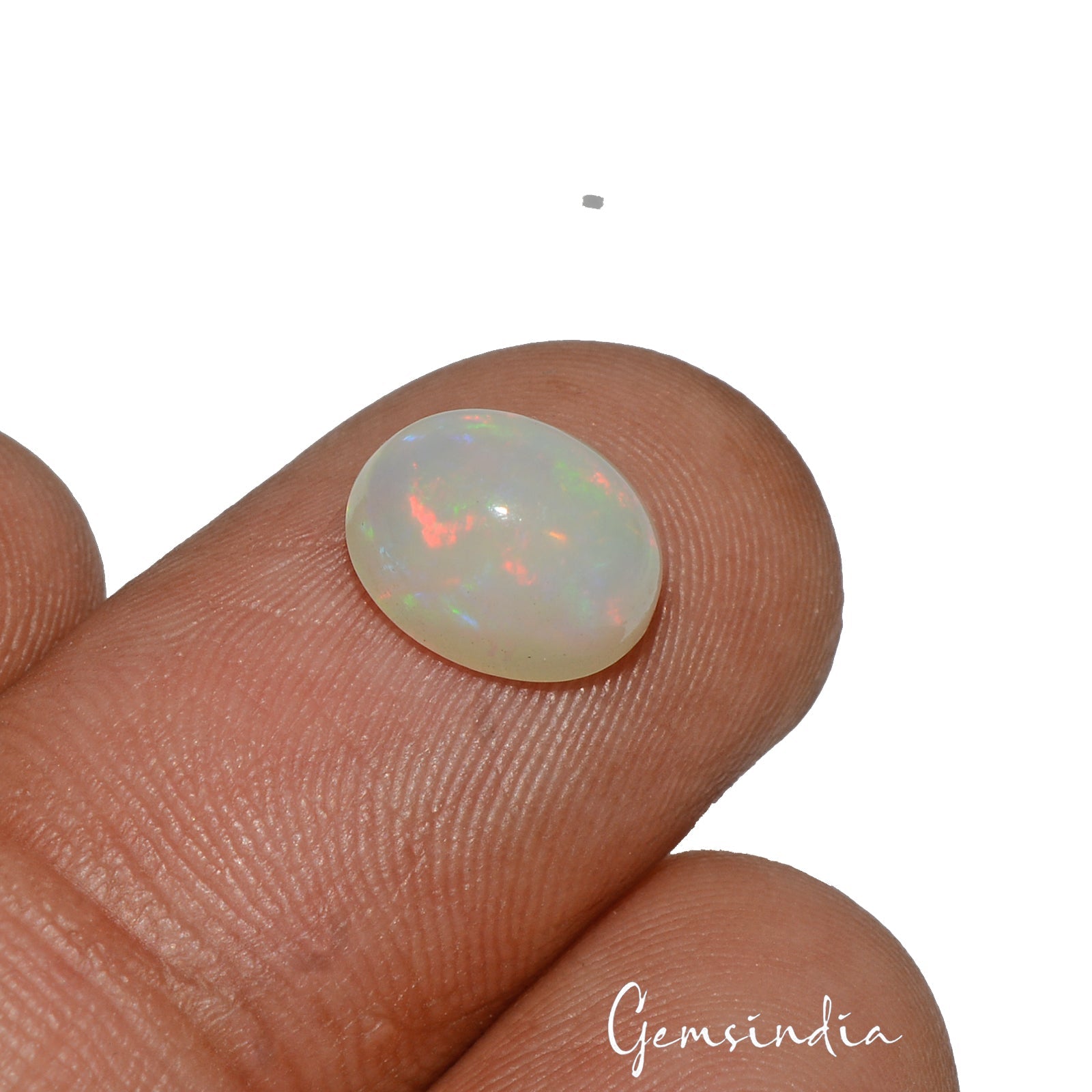Certified 1.70 Ct Natural Untreated Ethiopian Multi-Shine Opal Oval Gem For Ring