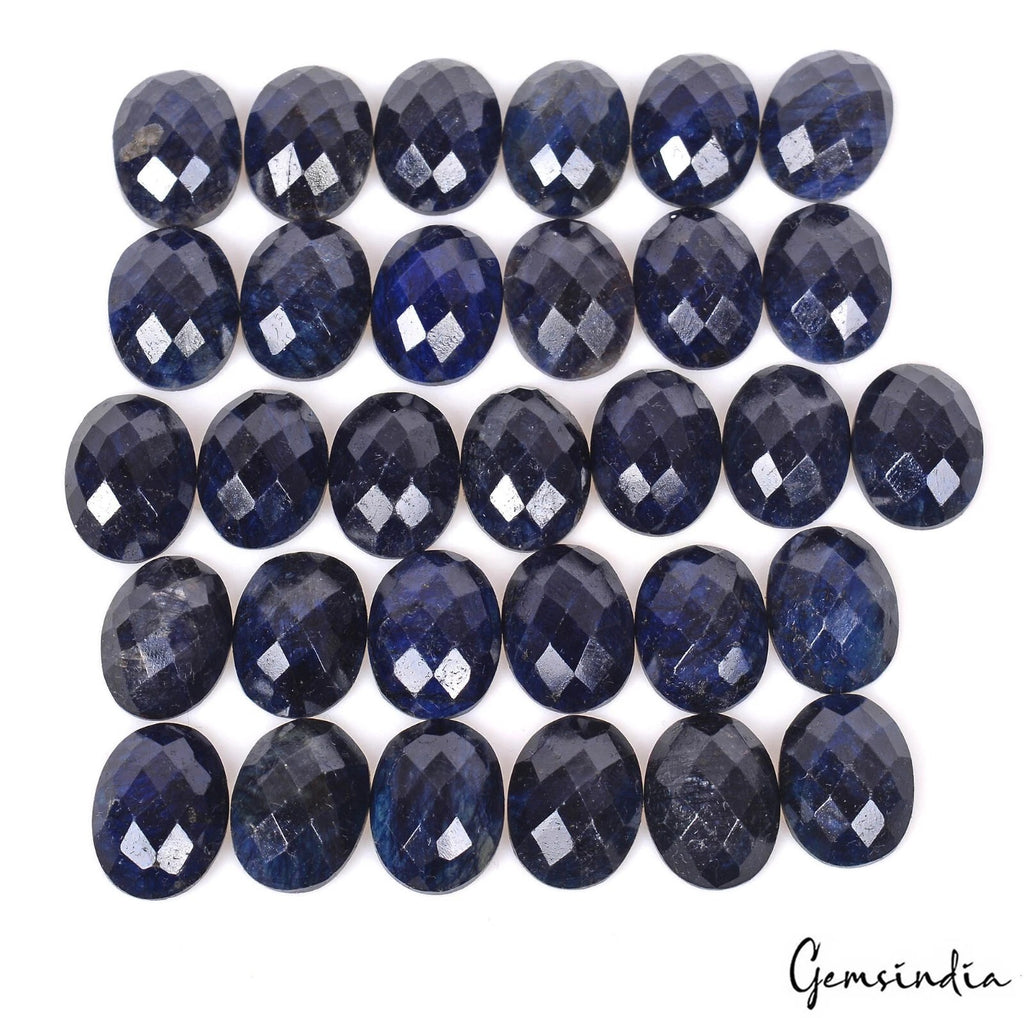Blue Sapphire Lot, Loose Gemstone — 31 Pieces, 15x12mm, 300 Ct, Madagascar